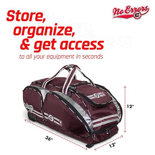 ブランド NO Errors NO E2 キャッチャーバッグ ファットボーイホイール付き - ホイール付き野球用具&ヘルメットバッグ 【IQY1684260805】(59064円)