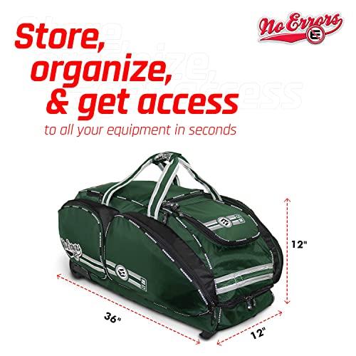【正規販売店】 NO Errors NO E2 キャッチャーバッグ ファットボーイホイール付き - ホイール付き野球用具&ヘルメットバッグ 【HOV1527850873】(53579円)