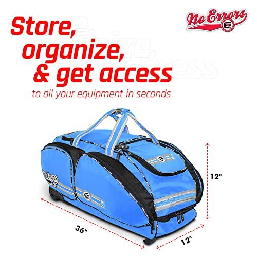 最新 NO Errors NO E2 キャッチャーバッグ ファットボーイホイール付き - ホイール付き野球用具&ヘルメットバッグ 【G1699458513】(59597円)