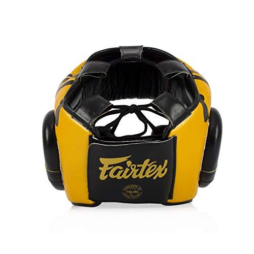 Fairtex ヘッドギア HG16 M2 黒/金 Mサイズ Fairtex HG16-M2 Headgear