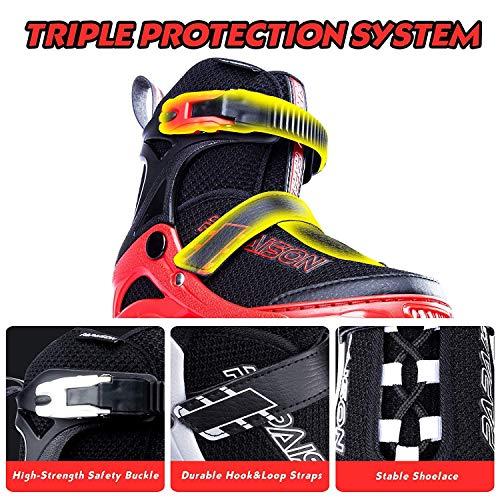 PAPAISON インラインスケート ローラースケート サイズ調整可能 発光 子供用 大人 Inline skate 女の子 男の子 初心者向 男女共用 PAPAISON インラインスケート ローラースケート サイズ調整可能 発光 子供用 大人 Inline skate 女の子 男の子 初心者向 男女共用 21cm 5cm