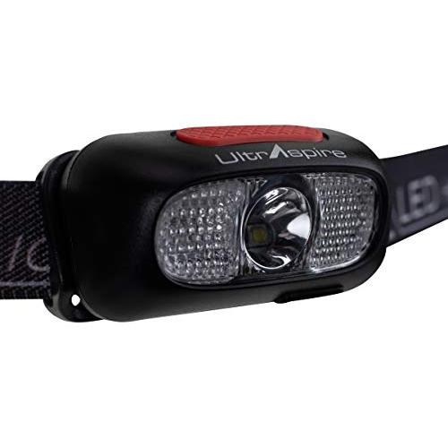 UltrAspire Lumen Collection ウエストライトベルト 軽量 防水， ブラック/ブルー， One Size， ルーメン200。 軽量 UltrAspire Lumen Collection ウエストライトベルト 防水， ブラック/ブルー， One Size， ルーメン200