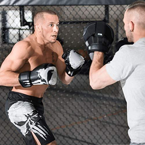 Hayabusa マーベルパニッシャーMMAファイトショーツ - ブラック、大 Hayabusa マーベルパニッシャーMMAファイトショーツ ブラック