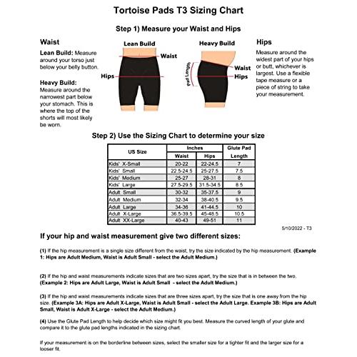 べっ甲パッド T3 - 3パッド衝撃保護システム - 尾てい骨と大臀筋パッド付きパッド入りショーツ US サイズ: X-Large カラー: ブラック スポーツ コンプレッションウエア トップス F1568398439(14802円)