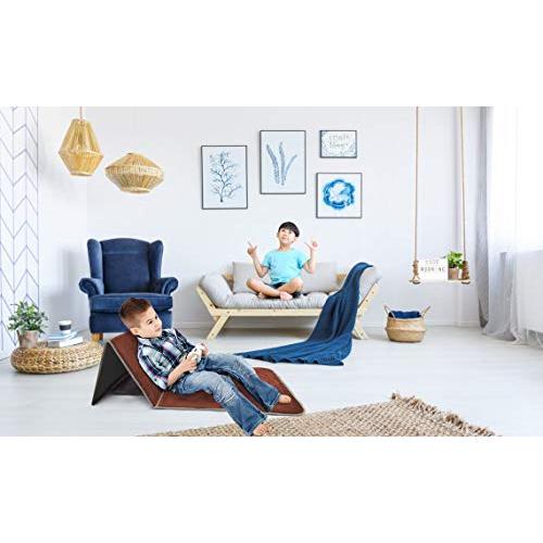 ZenHeart フロアチェア バックサポート付き ポータブル瞑想チェア パッド入り表面 折りたたみ式ヨガマット 屋内&屋外用 お祈りマット ZenHeart フロアチェア バックサポート付き ポータブル瞑想チェア パッド入り表面 折りたたみ式ヨガマット 屋内&屋外用 お祈りマット