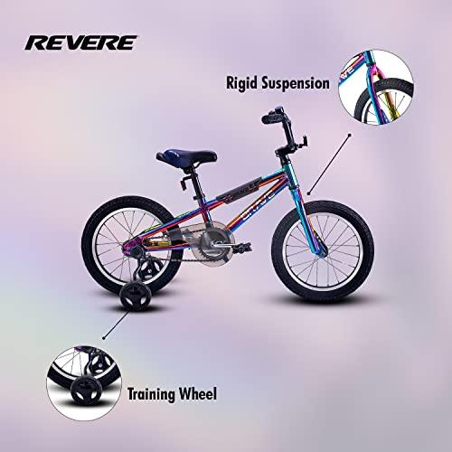 【初期/レア】 Revere16 フリースタイル BMX ギャラクシー オイルスリック キッズバイク 男の子・女の子向け 軽量アルミフレームとフォーク ツールレスクイックリリースト 【MYK1887056409】(66178円)