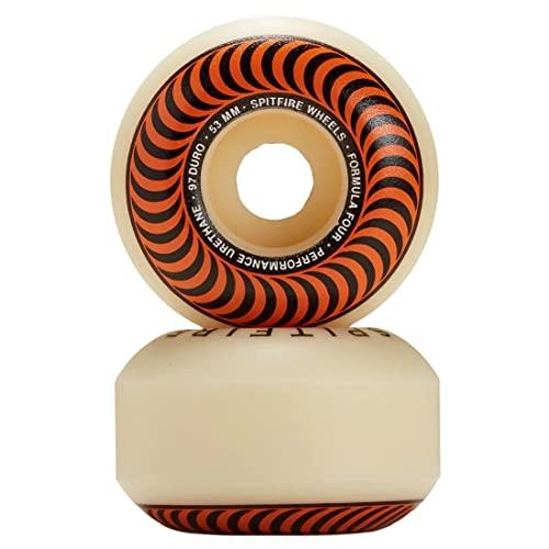 Spitfire クラシックスケートボードホイール 53mm ナチュラル 4個