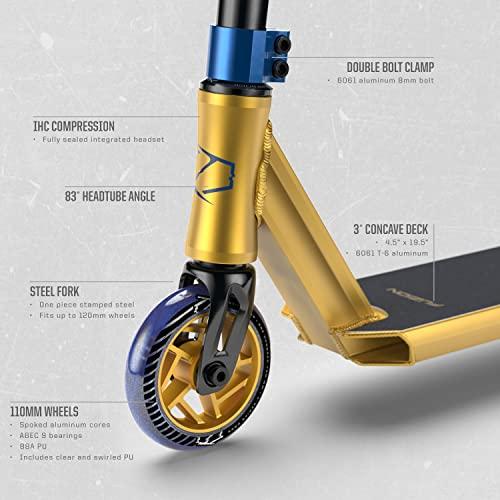 Fuzion Z250 プロスクーター − トリックスクーター − 中級および初心者 スタントスクーター 8歳以上、ティーン、大人用 − 丈夫で滑らか、フリースタイル Fuzion Z250 プロスクーター トリックスクーター 中級および初心者 スタントスクーター 8歳以上 ティーン 大人用 丈夫で滑らか 5インチ