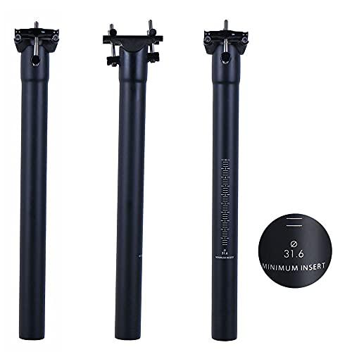 YHESEN T800 全炭素繊維超軽量 ud つや消し 自転車シートポスト，自転車仕様 27.2 / 31.6mm * 350 / 400mm，適合 するマMTB/ロードバイク/BMXシートポストチュ YHESEN T800 全炭素繊維超軽量 ud つや消し 自転車シートポスト，自転車仕様 6mm 400mm，適合