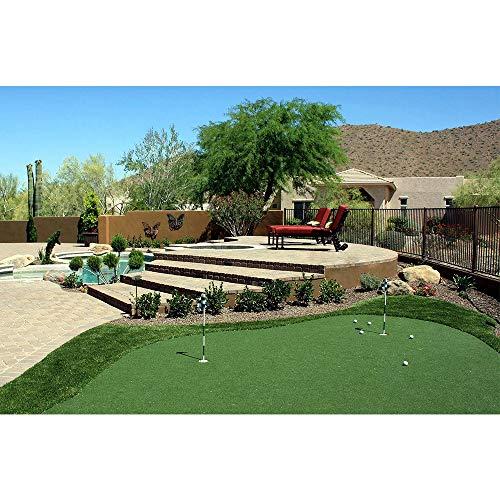 ゴルフパッティンググリーン/マット - ゴルフトレーニングマット 裏庭 ゴルフ 人工芝 芝8フィート×20フィート 屋内屋外ゴルフトレーニングマット 合成フェ