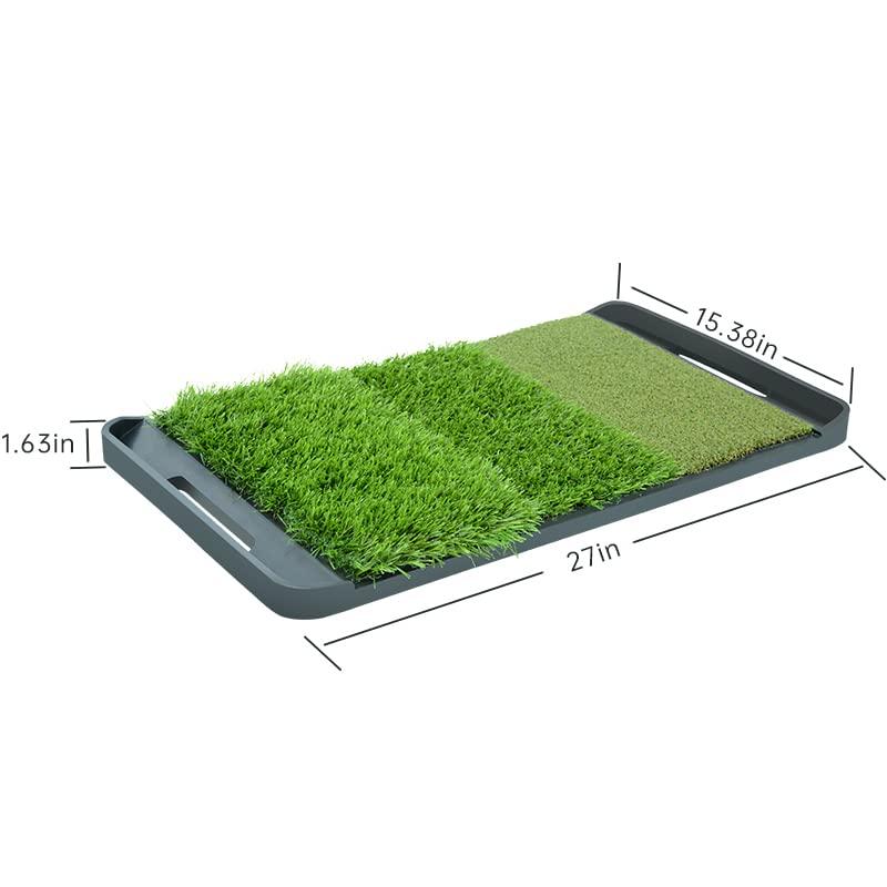 CAITON ゴルフマット、ゴルフインパクトマット、ゴルフシックで重み付けされたヒットマット、スイングヒット練習3グラス1つに1つのポータブルラバーボトム CAITON ゴルフマット ゴルフインパクトマット ゴルフシックで重み付けされたヒットマット スイングヒット練習3グラス1つに1つのポータブルラバーボトム