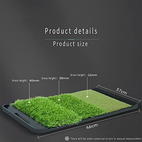 CAITON ゴルフマット、ゴルフインパクトマット、ゴルフシックで重み付けされたヒットマット、スイングヒット練習3グラス1つに1つのポータブルラバーボトム CAITON ゴルフマット ゴルフインパクトマット ゴルフシックで重み付けされたヒットマット スイングヒット練習3グラス1つに1つのポータブルラバーボトム