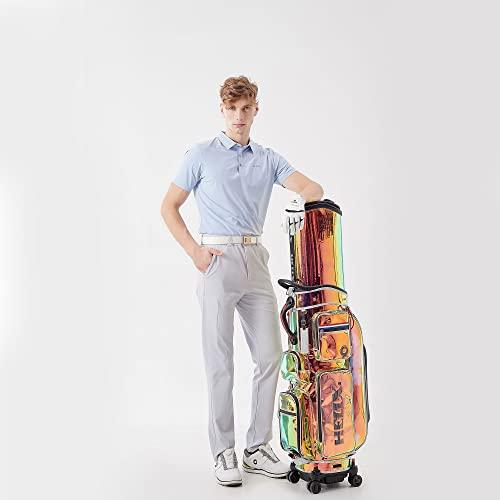 HELIX 格納式ゴルフバッグ ホイール付き 丈夫なゴルフカートバッグ 容量12ポケット ホイール付き HELIX 容量12ポケット 丈夫なゴルフカートバッグ 格納式ゴルフバッグ