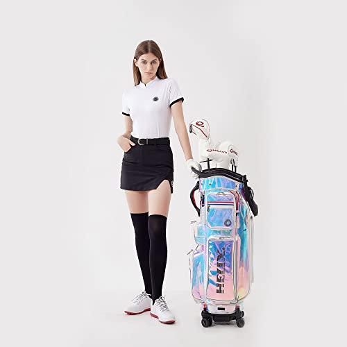 【〜6/6まで出品】 HELIX 格納式ゴルフバッグ ホイール付き 丈夫なゴルフカートバッグ 容量12ポケット 【TMF2602305668】(91262円)