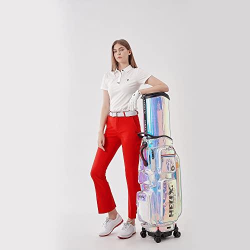 【〜6/6まで出品】 HELIX 格納式ゴルフバッグ ホイール付き 丈夫なゴルフカートバッグ 容量12ポケット 【TMF2602305668】(91262円)