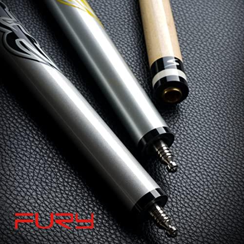 CRICAL Fury FS プールキュー ビリヤードキュー 12.5mm タイガーチップ 4チョイス スポーツ シリコンラップ メープルシャフト (FS-ブラック) FS CRICAL Fury プールキュー ビリヤードキュー 5mm タイガーチップ 4チョイス スポーツ シリコンラップ メープルシャフト ブラック