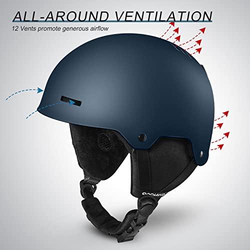 (オドランド) Odoland スキーヘルメット スノーボードヘルメット ダイヤルフィット ゴーグル対応 通気性抜群 安全認証済み スノーヘルメット メンズ レディ スポーツ コンプレッションウエア トップス I1081998471(10212円)