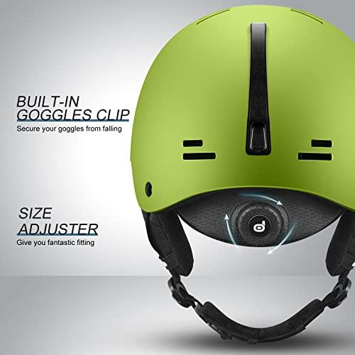 (オドランド) Odoland スキーヘルメット スノーボードヘルメット ダイヤルフィット ゴーグル対応 通気性抜群 安全認証済み スノーヘルメット メンズ レディ オドランド Odoland スキーヘルメット スノーボードヘルメット ダイヤルフィット ゴーグル対応 通気性抜群 安全認証済み スノーヘルメット メンズ