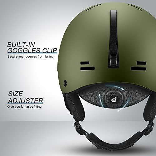 (オドランド) Odoland スキーヘルメット スノーボードヘルメット ダイヤルフィット ゴーグル対応 通気性抜群 安全認証済み スノーヘルメット メンズ レディ オドランド Odoland スキーヘルメット スノーボードヘルメット ダイヤルフィット ゴーグル対応 通気性抜群 安全認証済み スノーヘルメット メンズ