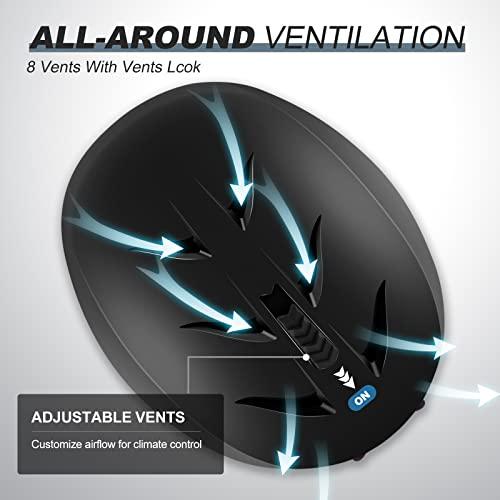 Odoland スキーヘルメット スノーボードヘルメット ダイヤル式サイズ調整 ASTM安全認証 高密度ABSとPC 大人用 男女兼用 子供用 ジュニア ブラック S Odoland スキーヘルメット スノーボードヘルメット ダイヤル式サイズ調整 ASTM安全認証 高密度ABSとPC 大人用 男女兼用 子供用 ジュニア ブラック