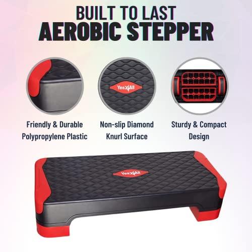 Yes4All (イエスフォーオール) 多機能エアロビクスステッパー ハーフラウンドレッグ 4インチ 6インチ 調節可能なステップエアロビクスプラットフォーム ワー Yes4All イエスフォーオール 多機能エアロビクスステッパー ハーフラウンドレッグ 4インチ 6インチ 調節可能なステップエアロビクスプラットフォーム