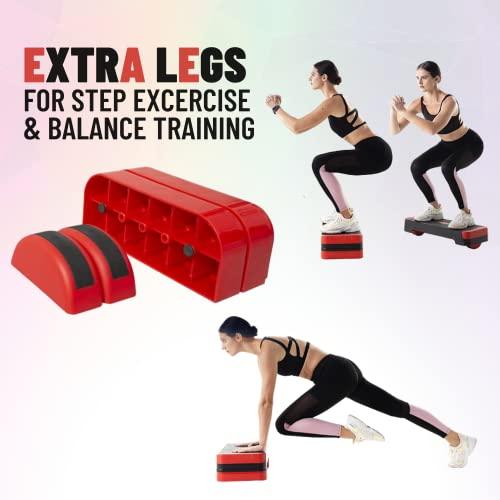 Yes4All (イエスフォーオール) 多機能エアロビクスステッパー ハーフラウンドレッグ 4インチ 6インチ 調節可能なステップエアロビクスプラットフォーム ワー Yes4All イエスフォーオール 多機能エアロビクスステッパー ハーフラウンドレッグ 4インチ 6インチ 調節可能なステップエアロビクスプラットフォーム