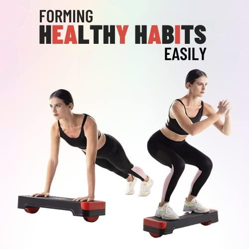 Yes4All (イエスフォーオール) 多機能エアロビクスステッパー ハーフラウンドレッグ 4インチ 6インチ 調節可能なステップエアロビクスプラットフォーム ワー Yes4All イエスフォーオール 多機能エアロビクスステッパー ハーフラウンドレッグ 4インチ 6インチ 調節可能なステップエアロビクスプラットフォーム
