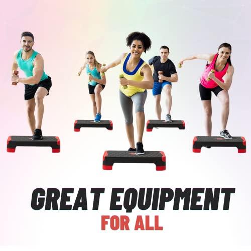 Yes4All (イエスフォーオール) 多機能エアロビクスステッパー ハーフラウンドレッグ 4インチ 6インチ 調節可能なステップエアロビクスプラットフォーム ワー Yes4All イエスフォーオール 多機能エアロビクスステッパー ハーフラウンドレッグ 4インチ 6インチ 調節可能なステップエアロビクスプラットフォーム