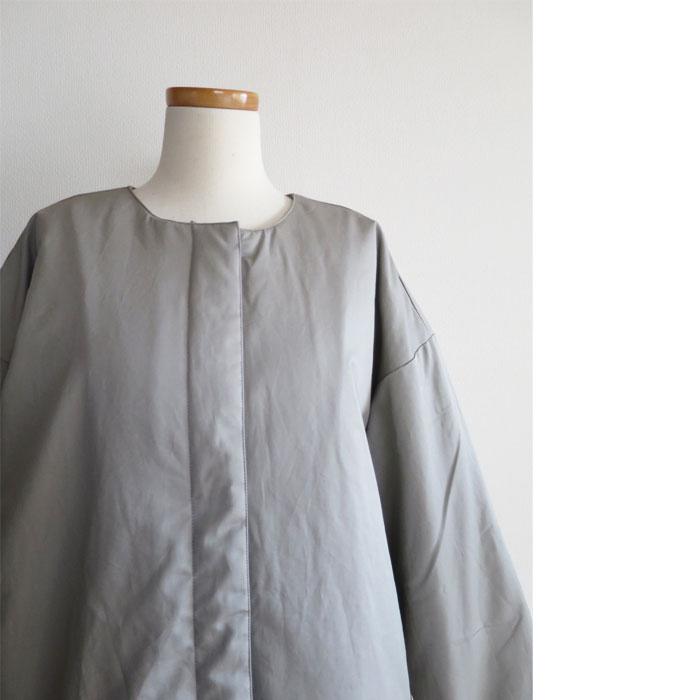 SALE HEAVENLY ノーカラー パディング コート 中綿 アウター 冬 