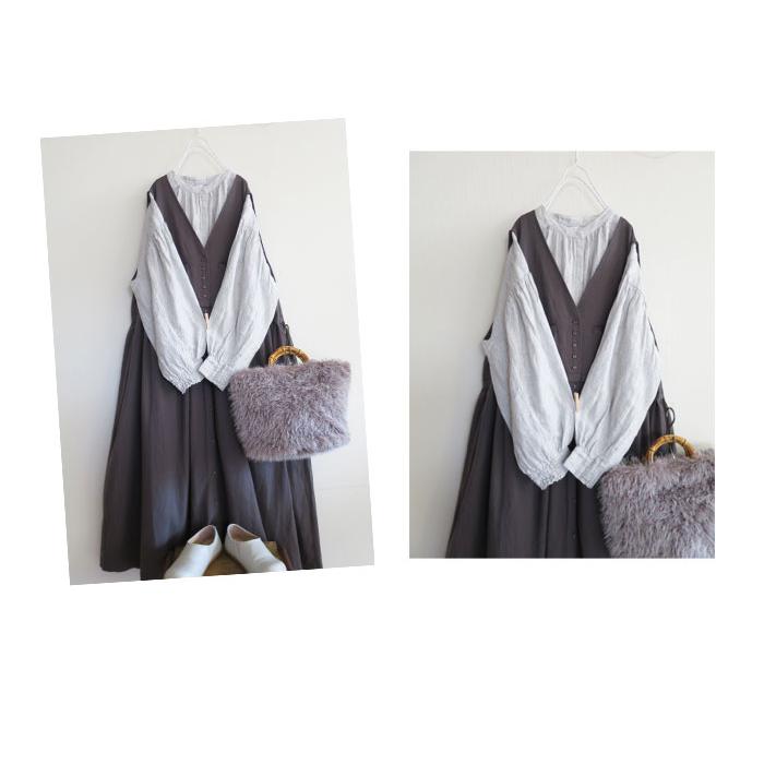 HEAVENLY（ヘブンリー） SALE HEAVENLY リネン ギャザー シャツ