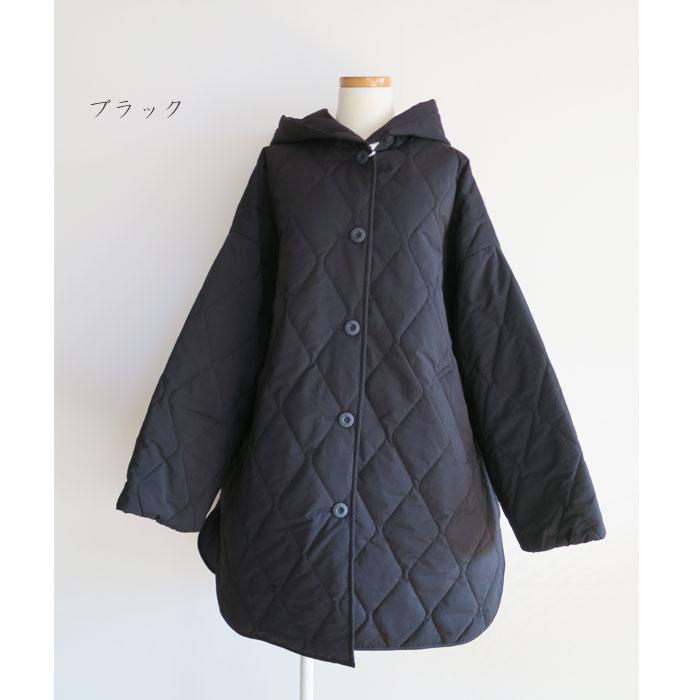SALE ista-ire イスタイーレ 中綿 キルティング フード付きコート