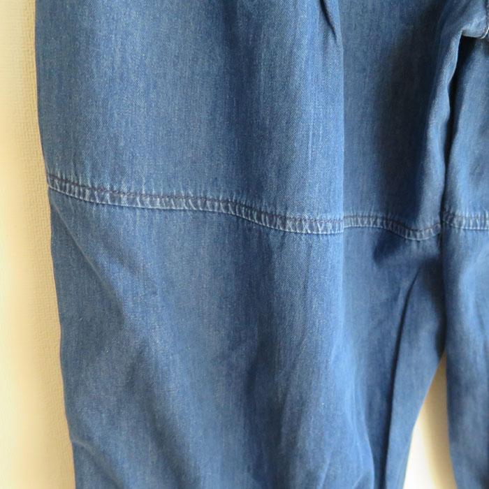 COLORK カラック デニム バルーンパンツ 裾ゴム 綿 インディゴ 1542490
