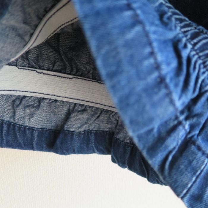 COLORK カラック デニム バルーンパンツ 裾ゴム 綿 インディゴ 1542490