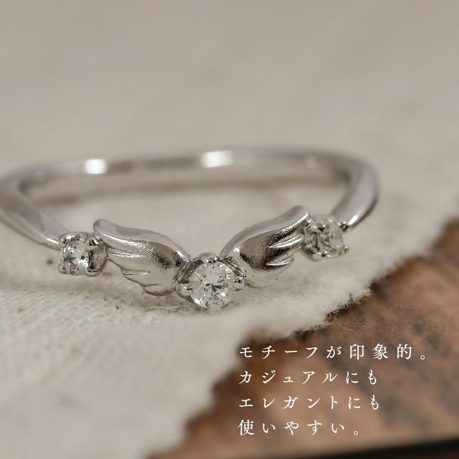 指輪 ダイヤモンド リング レディース シンプル k18 イエローゴールド ホワイトゴールド ピンクゴールド 天然ダイヤモンド ファッションリング 日本製の画像