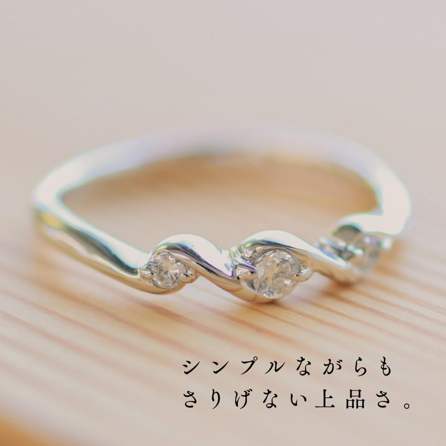 指輪 ダイヤモンド リング レディース シンプル プラチナ 天然ダイヤモンド ファッションリング 日本製 おしゃれ プレゼント ギフト クリスマス 卒業式 入学式の画像