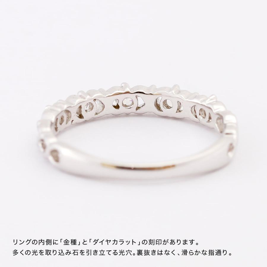 指輪 ダイヤモンド リング レディース シンプル k18 イエローゴールド ホワイトゴールド ピンクゴールド 天然ダイヤモンド ファッションリング 日本製の画像