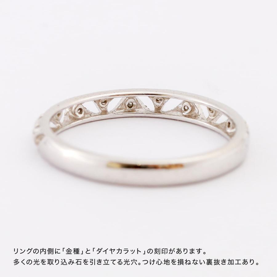 指輪 ダイヤモンド リング レディース シンプル k18 イエローゴールド ホワイトゴールド ピンクゴールド 天然ダイヤモンド ファッションリング 日本製の画像