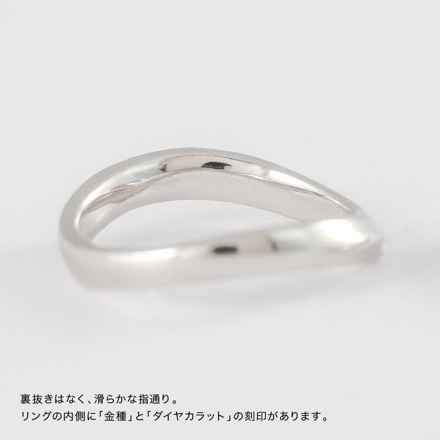 指輪 ダイヤモンド リング レディース シンプル k18 イエローゴールド ホワイトゴールド ピンクゴールド 天然ダイヤモンド ファッションリング 日本製の画像