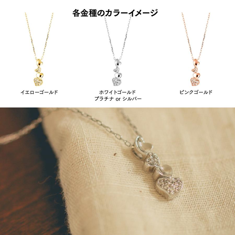 ネックレス レディース ダイヤモンド ネックレス k18 イエローゴールド ホワイトゴールド ピンクゴールド 天然ダイヤモンド 日本製 プレゼント ギフトの画像