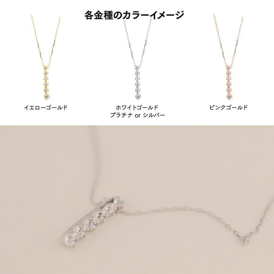 ネックレス レディース ダイヤモンド ネックレス k18 イエローゴールド ホワイトゴールド ピンクゴールド 天然ダイヤモンド 日本製 プレゼント ギフト