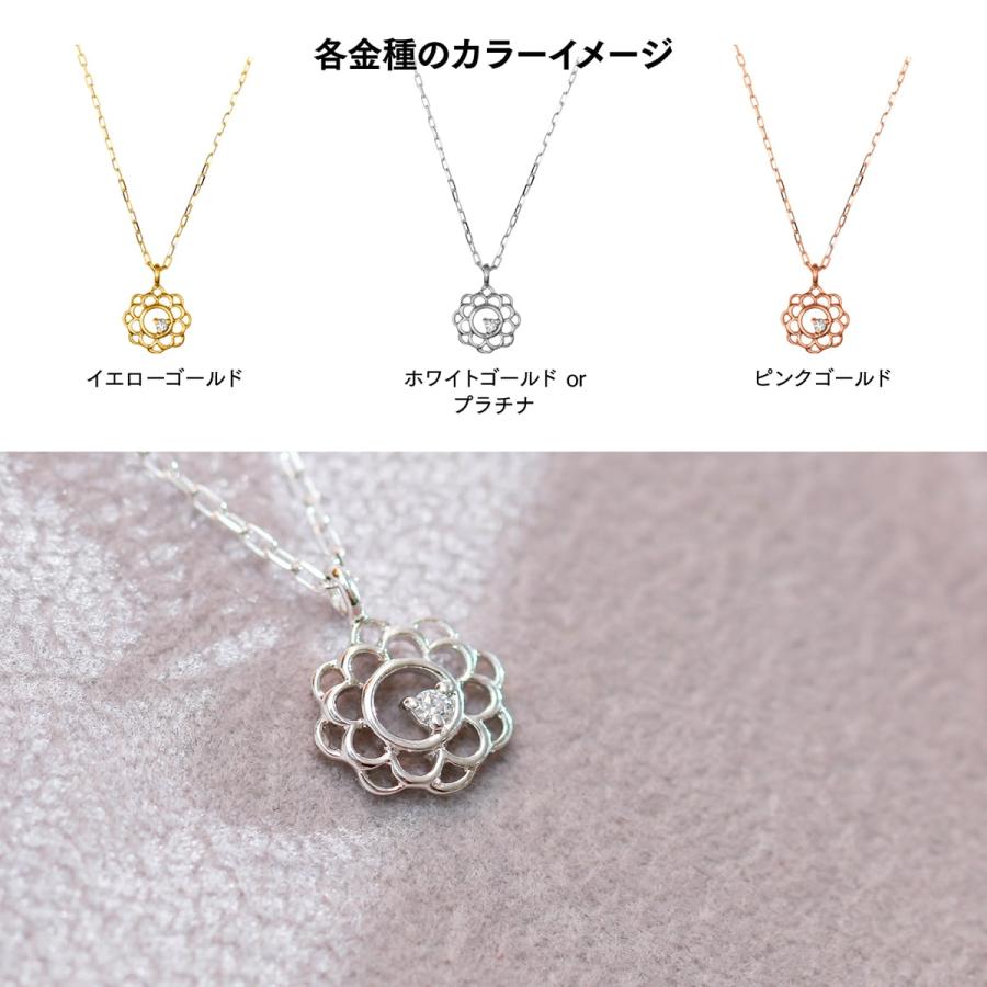 ダイヤモンド ネックレス k18 一粒 イエローゴールド ホワイトゴールド ピンクゴールド 天然ダイヤモンド 日本製 おしゃれ プレゼント ギフト クリスマス 卒業式の画像