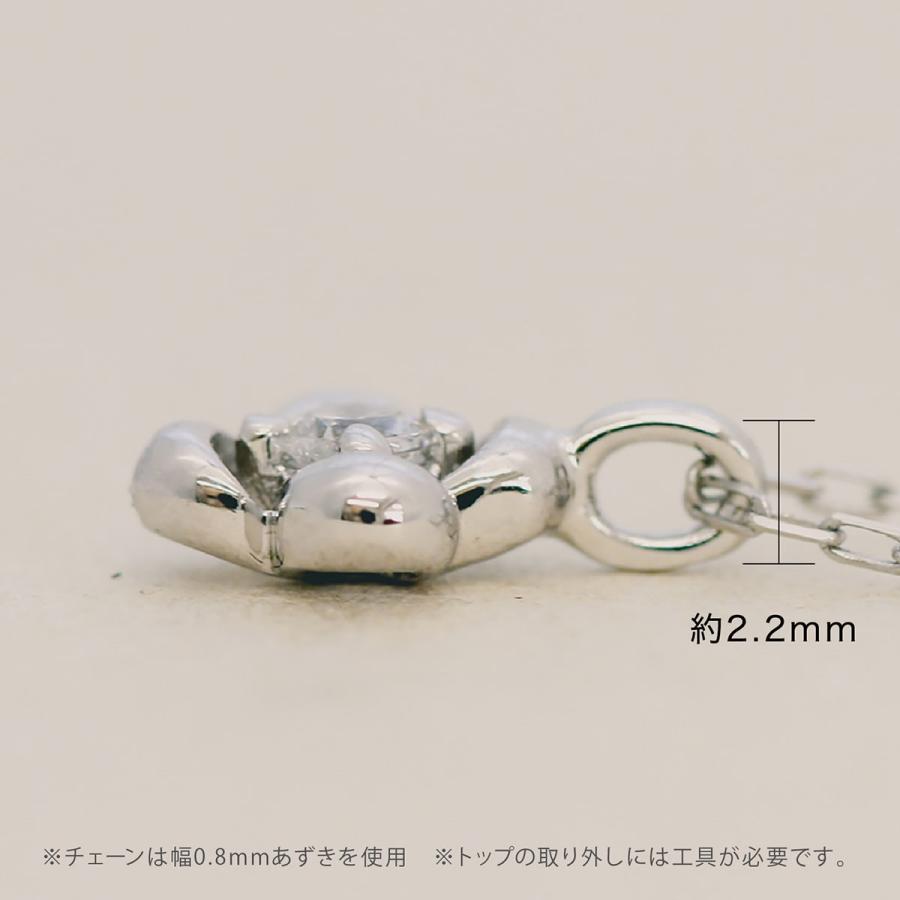 ネックレス レディース 一粒 ダイヤモンド プラチナ 品質保証書 天然ダイヤモンド 日本製 おしゃれ プレゼント ギフト クリスマス 卒業式 入学式の画像