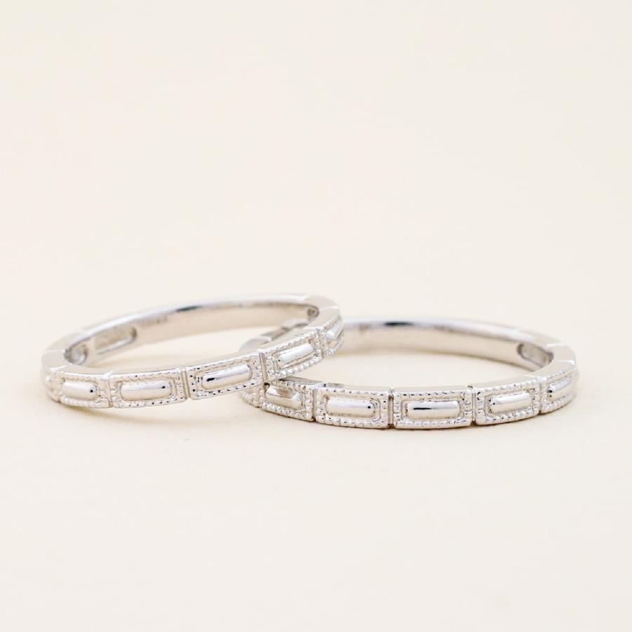 結婚指輪 プラチナ 安い マリッジリング 2本セット 金属アレルギー 日本製 プレゼント ギフト クリスマス 卒業式 入学式の画像