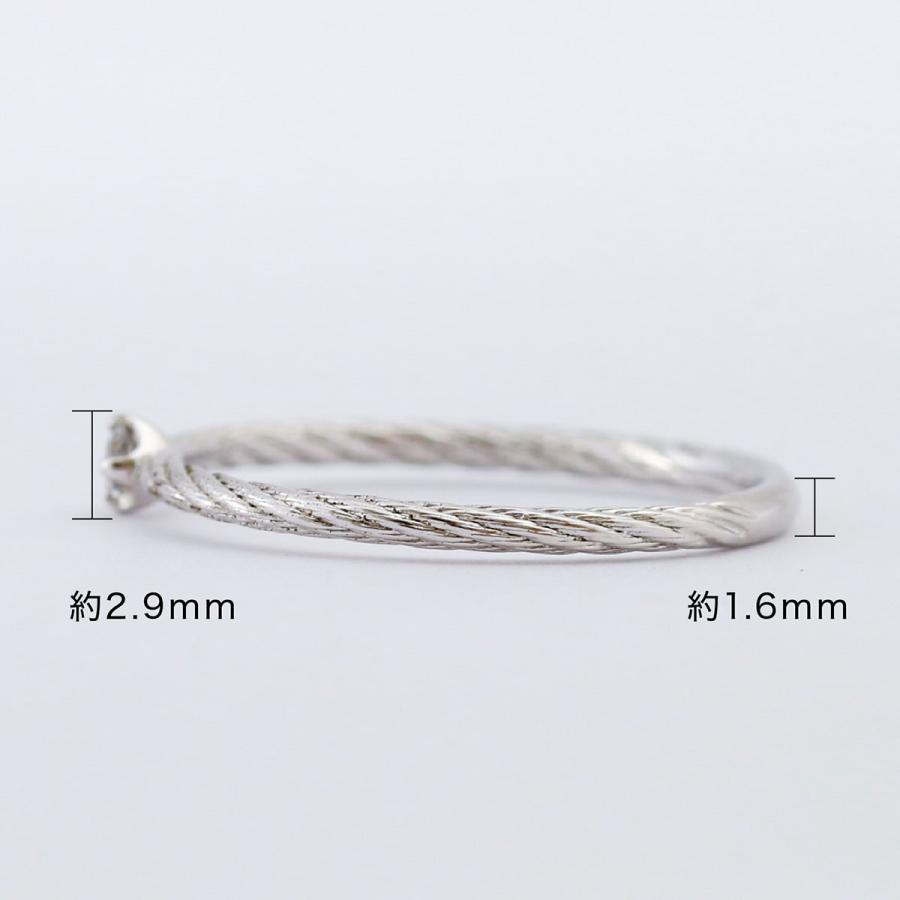指輪 一粒 ダイヤモンド リング レディース シンプル k10 イエローゴールド ホワイトゴールド ピンクゴールド 極細リング 日本製 プレゼント ギフト クリスマスの画像