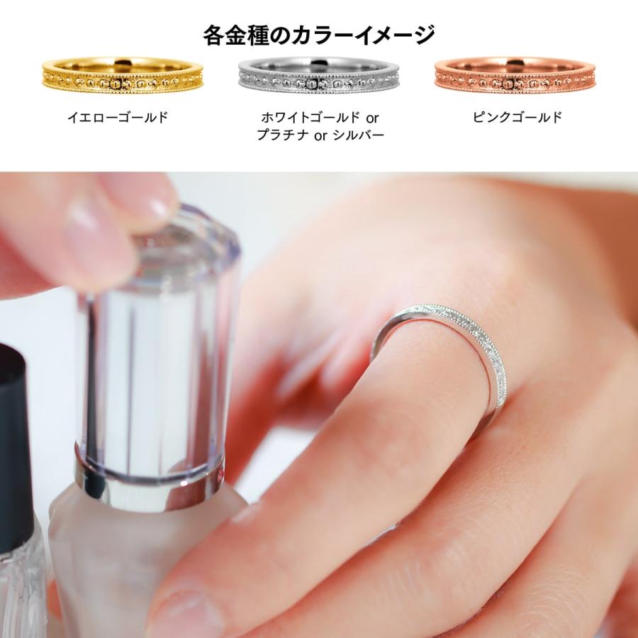 指輪 レディース リング 地金 k10 イエローゴールド ホワイトゴールド ピンクゴールド ファッションリング 日本製 おしゃれ プレゼント ギフト クリスマスの画像