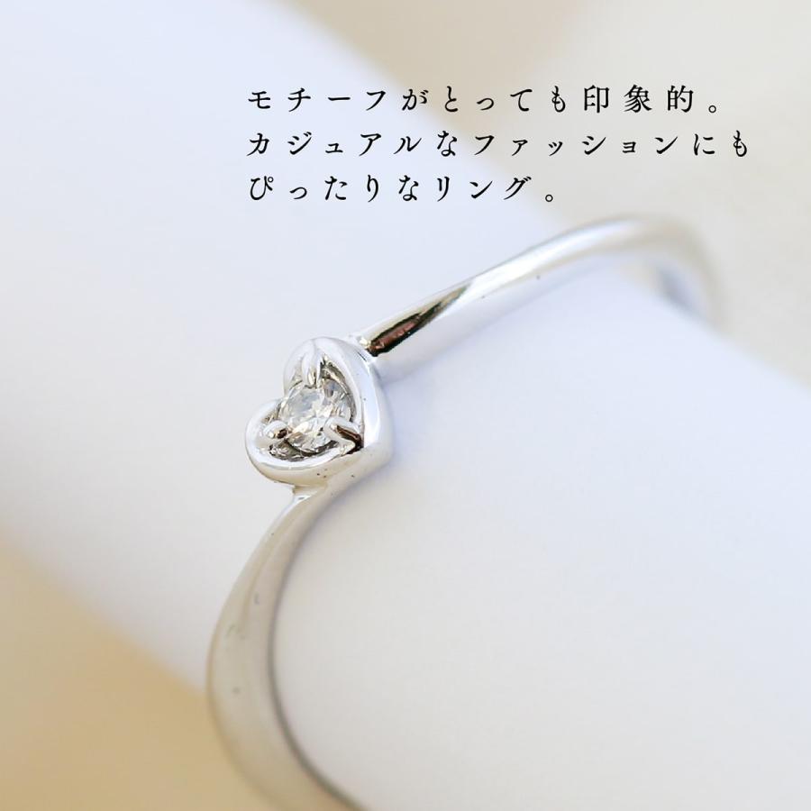 指輪 一粒 ダイヤモンド リング レディース シンプル k10 イエローゴールド ホワイトゴールド ピンクゴールド ファッションリング 日本製 プレゼント ギフトの画像