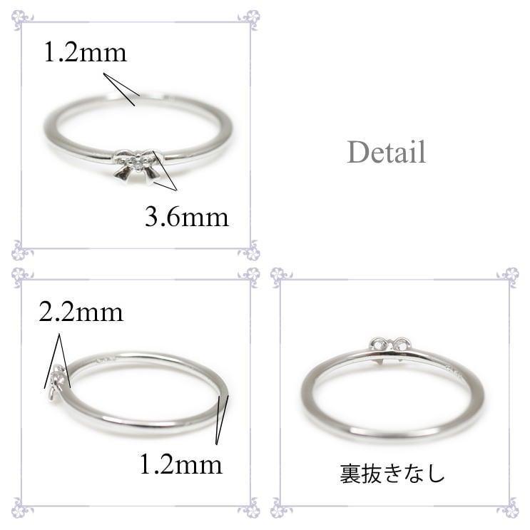 指輪 一粒 ダイヤモンド リング レディース シンプル k18 イエローゴールド ホワイトゴールド ピンクゴールド 極細リング 日本製 プレゼント ギフト クリスマスの画像