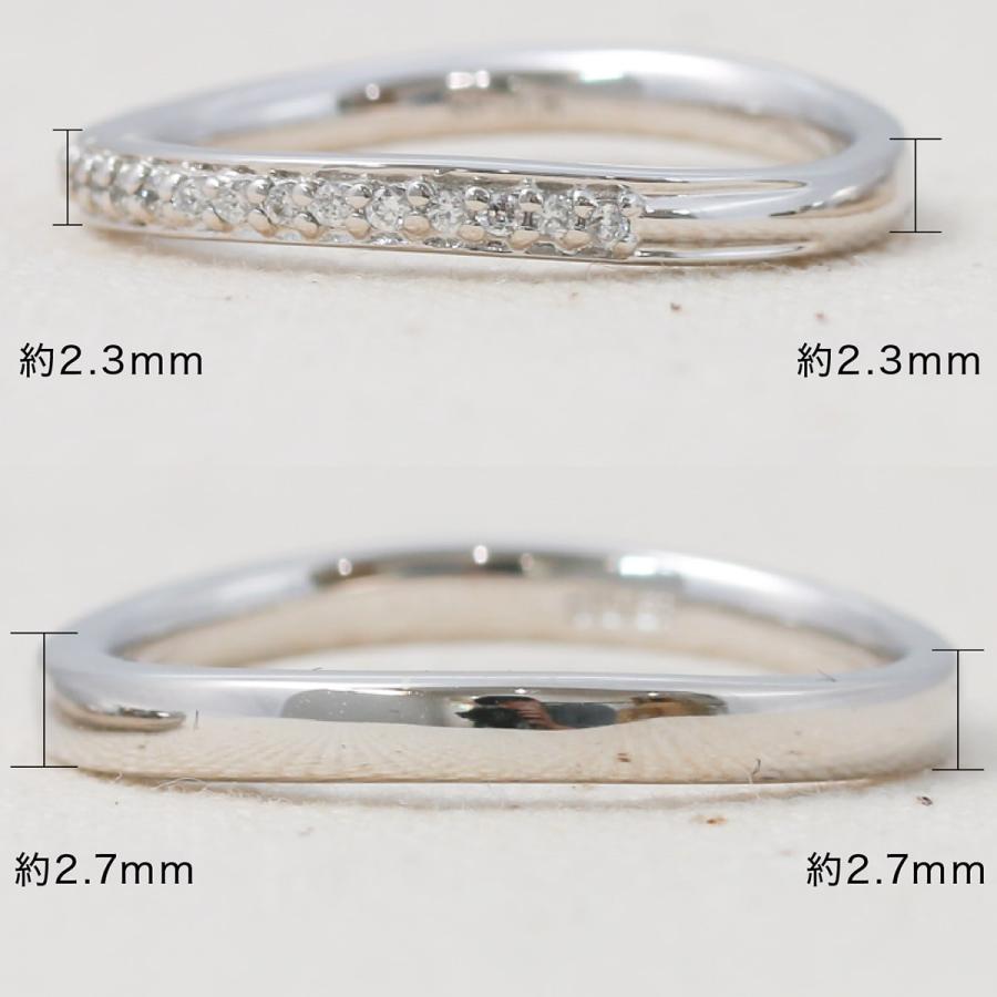 結婚指輪 k10 安い マリッジリング イエローゴールド ホワイトゴールド ピンクゴールド ダイヤモンド 2本セット 日本製 おしゃれ プレゼント ギフト クリスマスの画像