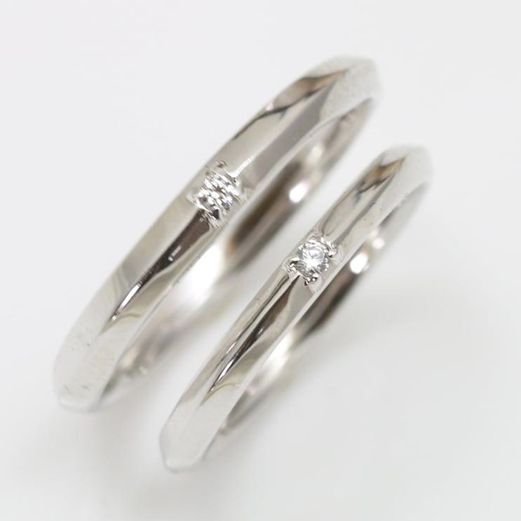 結婚指輪 K18 K18 安い マリッジリング イエローゴールド ダイヤモンド ホワイトゴールド ギフト ピンクゴールド ダイヤモンド 2本セット 日本製 誕生日 ギフト K18 M ココカル