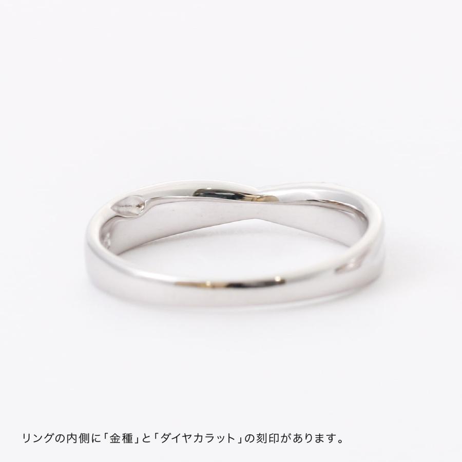 指輪 ダイヤモンド リング レディース シンプル k18 イエローゴールド ホワイトゴールド ピンクゴールド 天然ダイヤモンド ファッションリング 日本製の画像